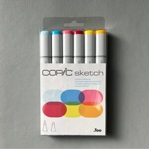 🩷💛🩵 NWT - Copic Sketch Marker Set - Perfect Primaries Alcohol Markers